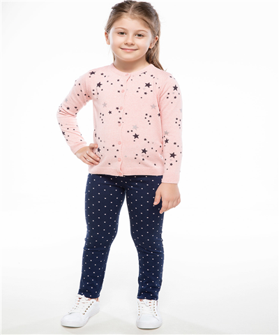 Lacivert  Puantiyeli Skinny Fit Pantolon